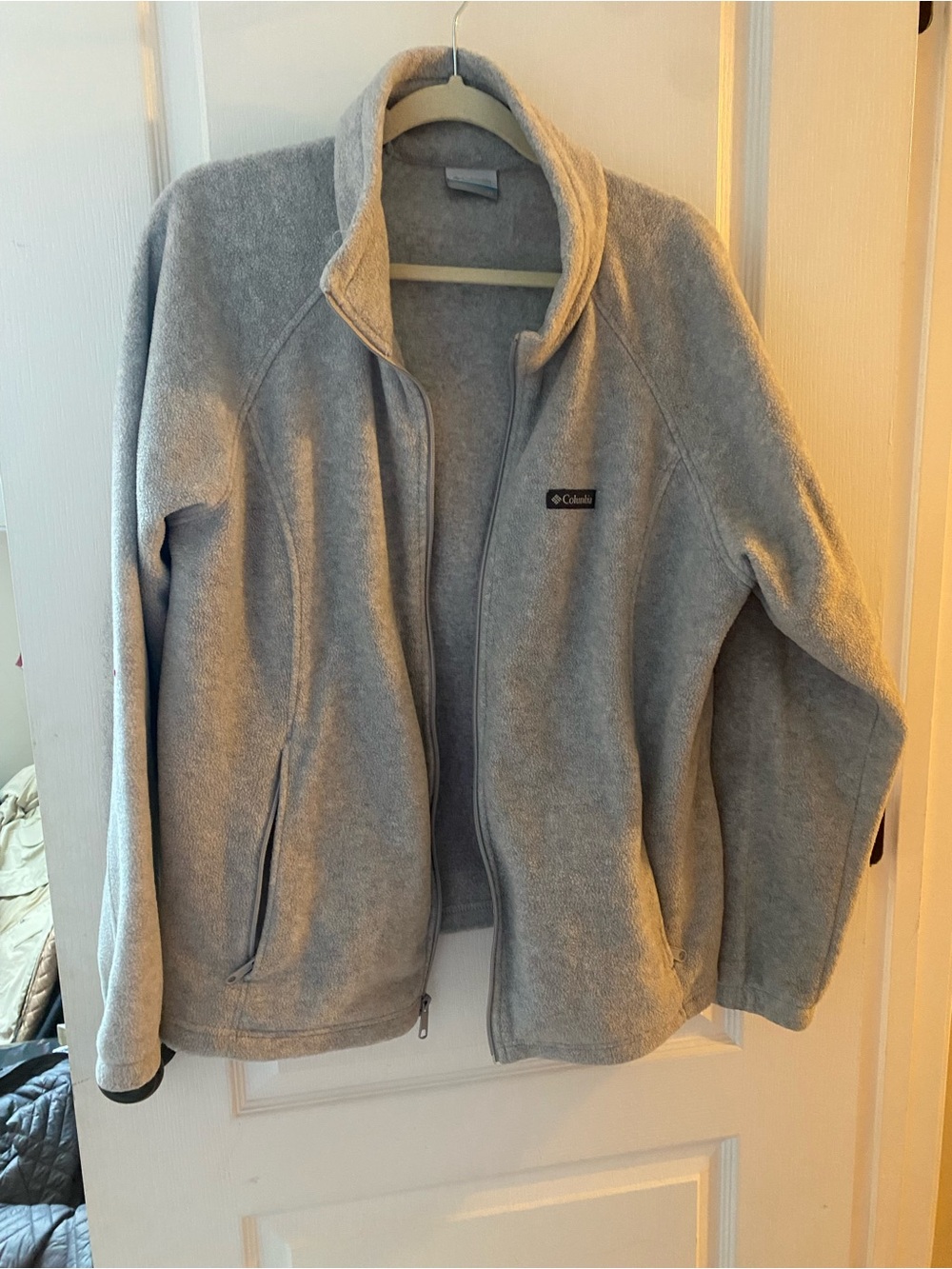 Columbia Gray Fleece Jacket with Gray Label